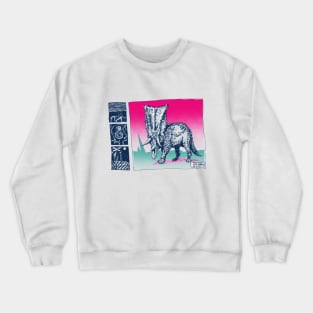 Chasmosaur, by Maximiliano Lopez Barrios Crewneck Sweatshirt